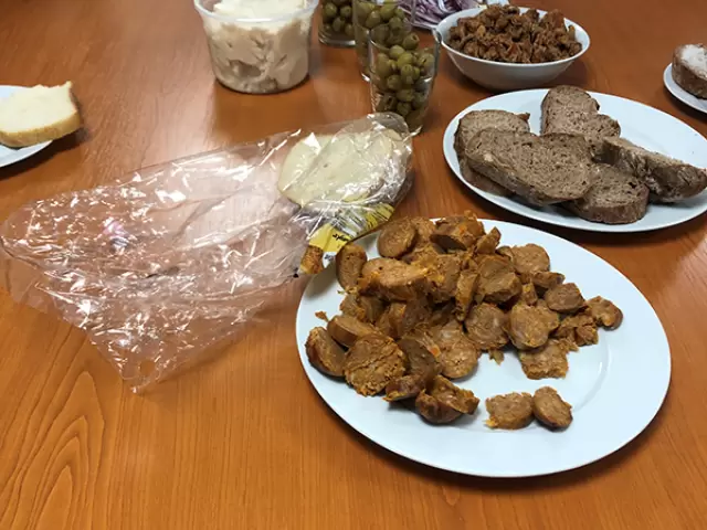 Reggeli egy nehéz nap előtt